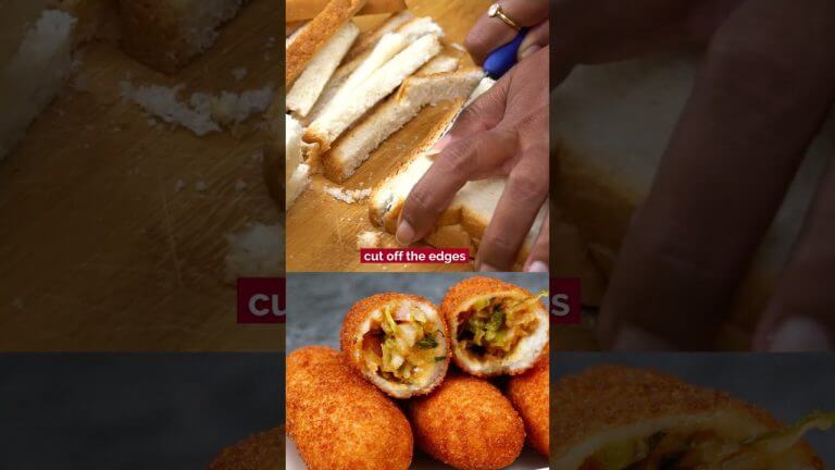 Bread Rolls | Evening Snacks Recipe | Finger Food | Tea Time Snacks | Bread Recipe | Veg Roll