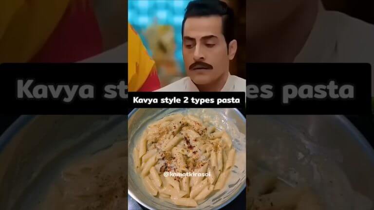 Kavya style 2 types pasta recipe #shorts #pastarecipe #viralvideo #subscribe @kamatkirasoi