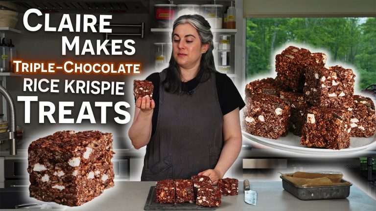 Claire Saffitz Makes Triple-Chocolate Rice Krispie Treats | Dessert Person