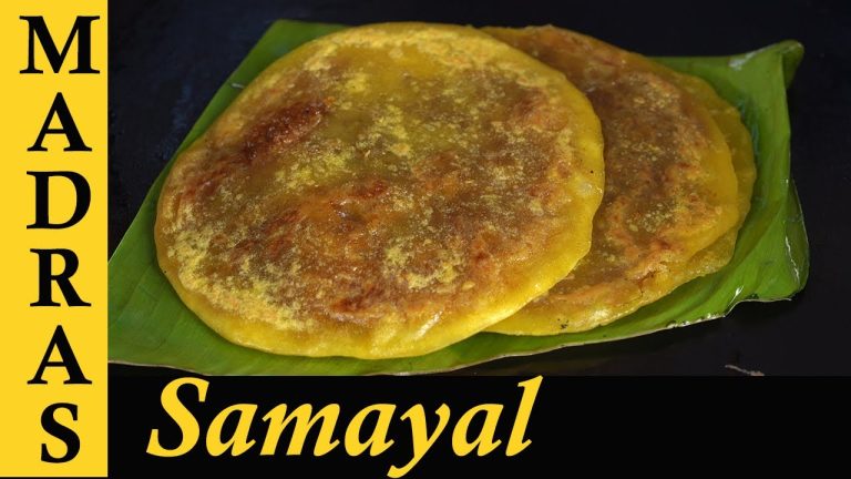 Coconut Poli Recipe in Tamil | Thengai Poli Recipe