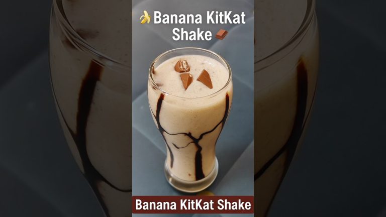 No Sugar, No Ice Cream! Chocolate Banana Shake in 2 Minutes 🍫🍌 #Shorts