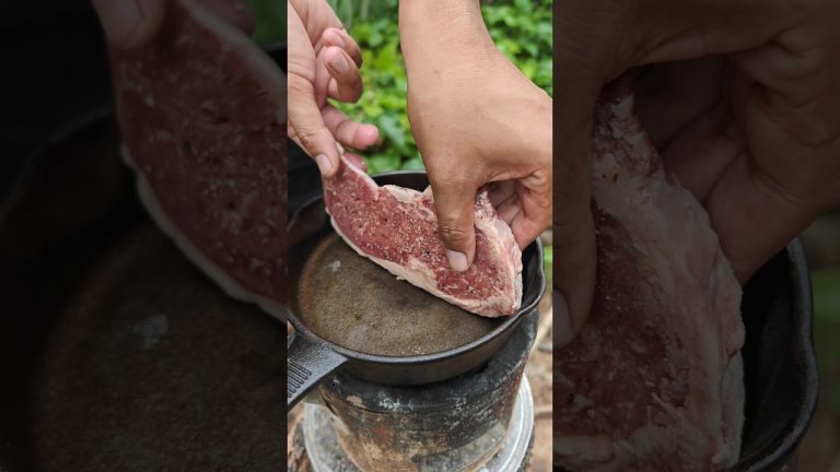 เสต็กเนื้อบราห์มันพร้อมมันบด จานเดียวโคตรอิ่ม