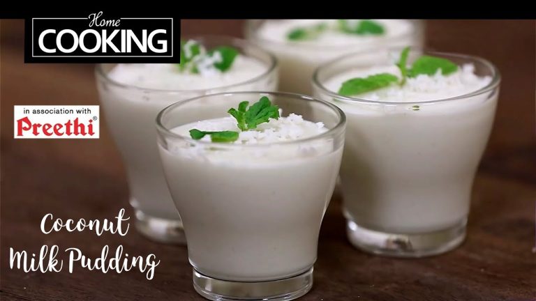 Coconut Milk Pudding | Dessert Recipe