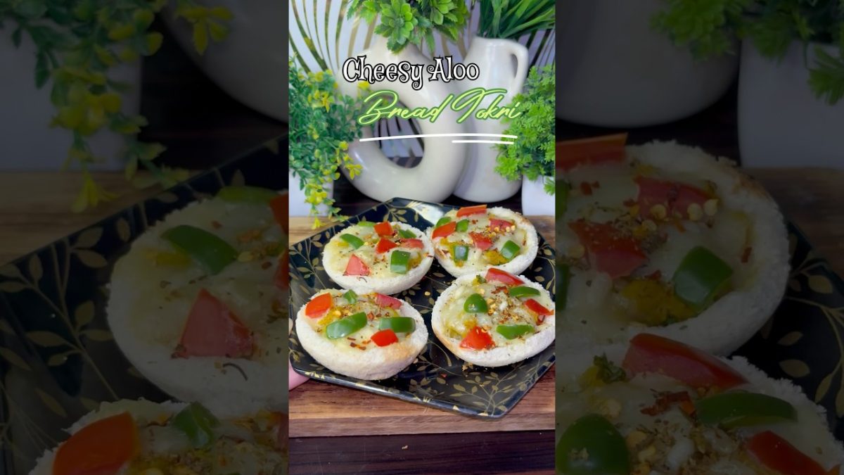 Cheesy Aloo Bread Tokri #recipe #snacks #shorts #fyp