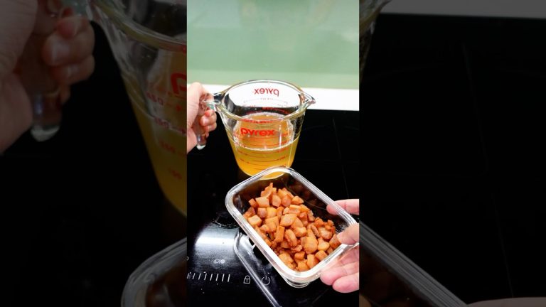 Mỡ heo là một phần không thể thiếu trong căn bếp nấu ăn của gia đình #cookingvideo #food