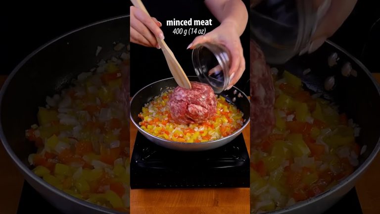 You haven't tasted such delicious pasta, prepared this way, yet! #beeffry #shots #recipe