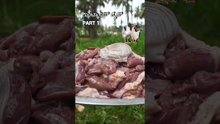 ಗುಂಟ್ಕಾಯ್‌ ರೈಸ್ 🐔🌶️🤤| ‌Chicken Gizzard Rice | Part 1 #shortsfeed