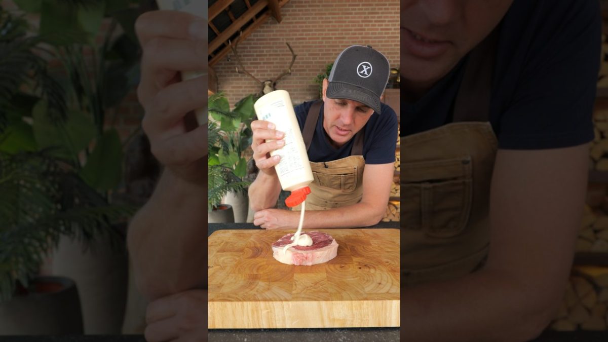 Mayonnaise on your steak