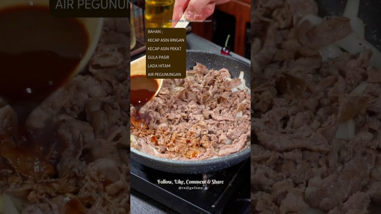 Daging Sapi Yonisoya #Foodie #ShortsEats #TastyRecipes #EasyCooking #QuickMeals