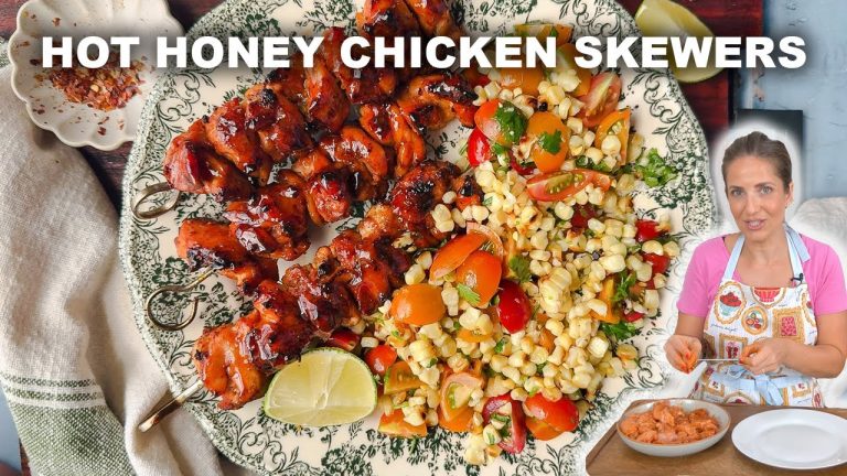 Hot Honey Chicken Skewers – Easy and Fun Grilling Recipe!
