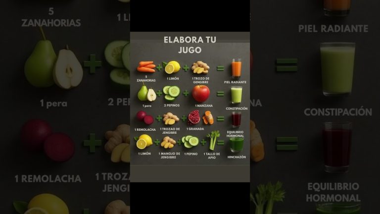 4 jugos de frutas y verduras que tu cuerpo necesita ya