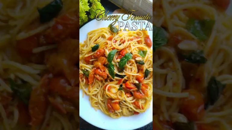 Cherry tomato pasta#pasta #pastarecipe #pastalover #trending #ytshorts #viralshort