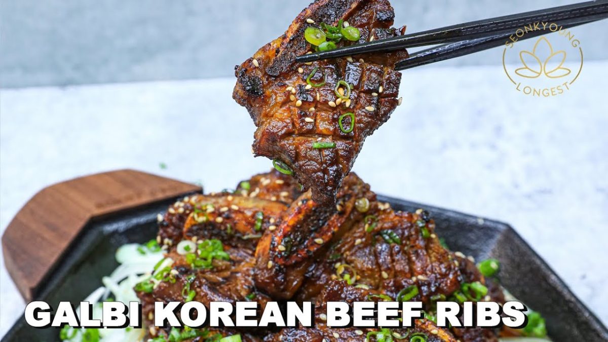 BEST Galbi Korean Beef Short Ribs Recipe
