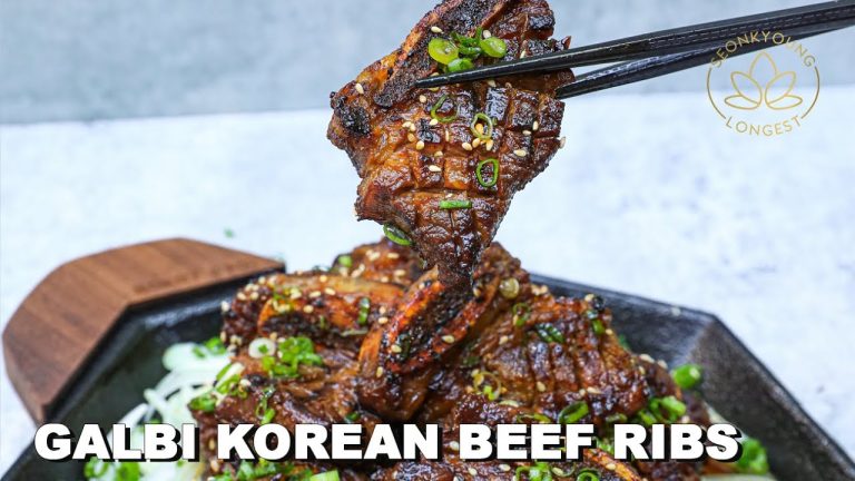 BEST Galbi Korean Beef Short Ribs Recipe