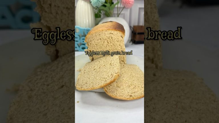 Soft & Healthy Eggless Multigrain Bread | Homemade Bread | #Bread #recipe  #egglessbaking