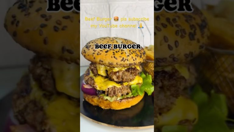 Beef Burger recipe 😋#food #homecuisine #recipe #rajabfamily #cooking #beefrecipes #indianfood