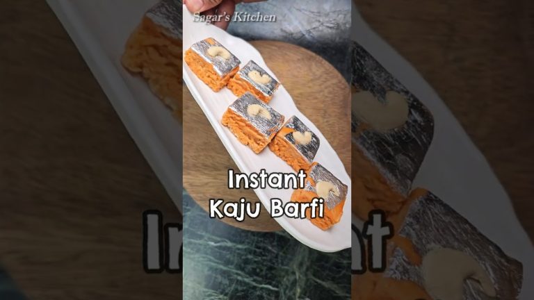 Kaju Barfi ki Instant Recipe
