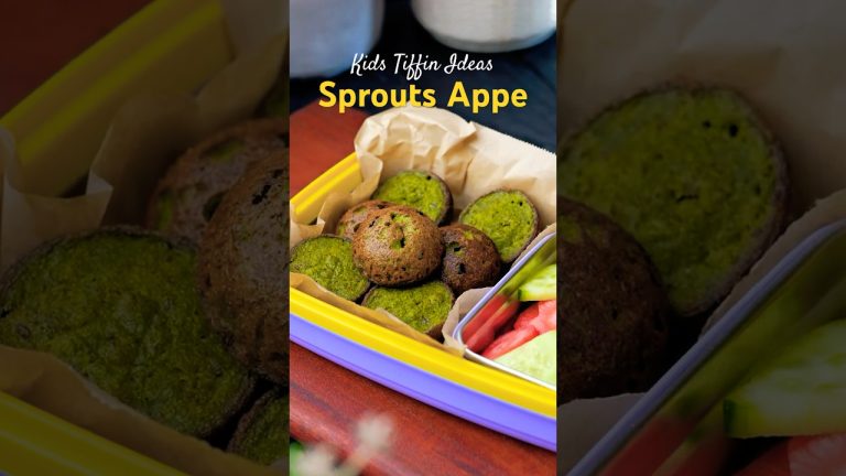 Viral Sprouts Appe Recipe | Kids tiffin Box Ideas | Protien | easy Recipes  #indian #schooltiffinbox