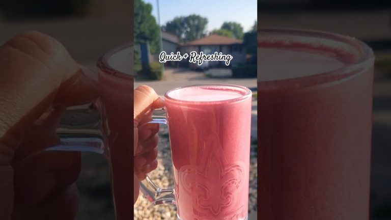Need a Summer Boost? Try This Quick Refreshing Smoothie Recipe #shorts