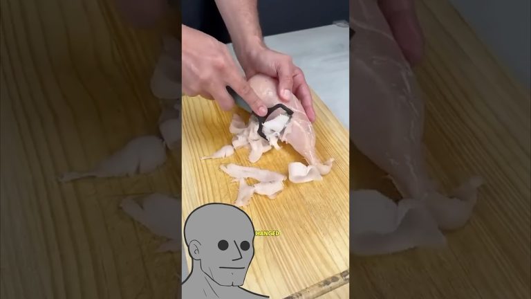 Peeling Chicken from @amazeglaze0