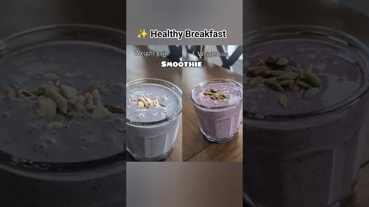 Weight Loss or Weight Gain? 1 Smoothie, 2 Ways! 🥤🔥 #shortsfeed #viralvideo #smoothie #ytshorts