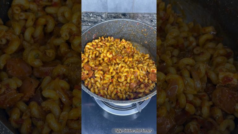 MACARONI RECIPE| NIGERIAN STYLE| YUMMY & EASY TO MAKE!!   #africanfood #fiffyscuisine  #macaroni