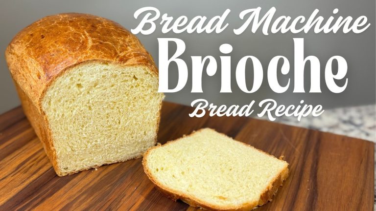 Easy Brioche Bread in a Bread Maker Machine – Easy Bread Machine Recipe for Beginners (Dough Cycle)