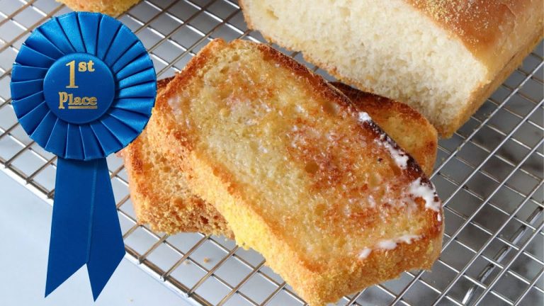 Here's the BEST RECIPE for making HOMEMADE ENGLISH MUFFIN BREAD!