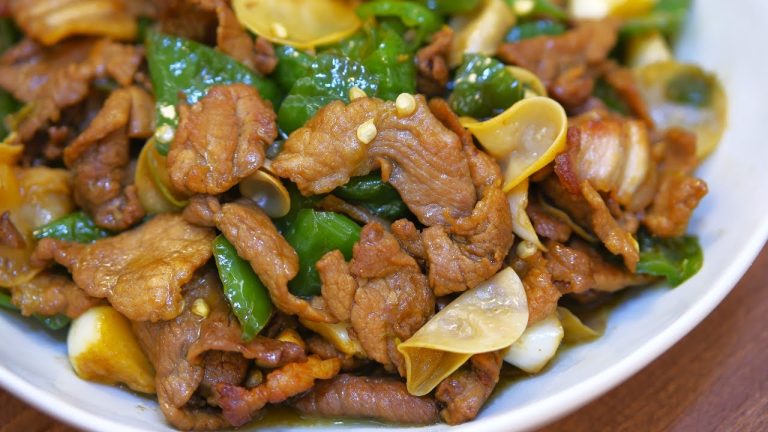 The Best Chinese Pork Pepper Stir Fry Recipe (Country Side Style)