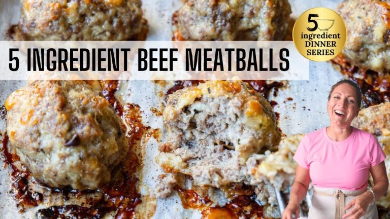 5 INGREDIENT BEEF MEATBALL RECIPE