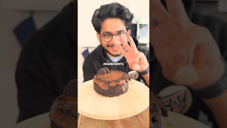 Easiest 3-Ingredient Oreo Cake Recipe #shorts #cake