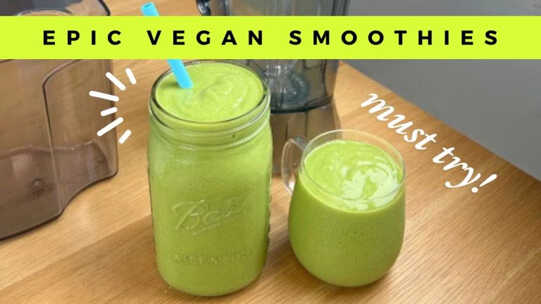 3 Vegan SMOOTHIE RECIPES You Will FALL IN LOVE WITH!🥰🤤