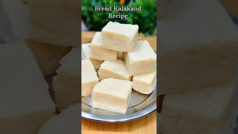Bread Kalakand Recipe | dessert recipes | bread pudding #shorts #sweet #bread