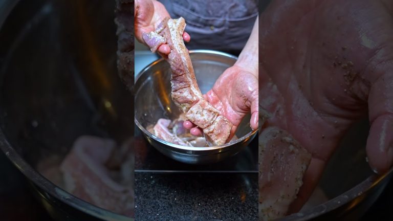 Un chef me enseño el secreto para hacer carne de cerdo y chicharron