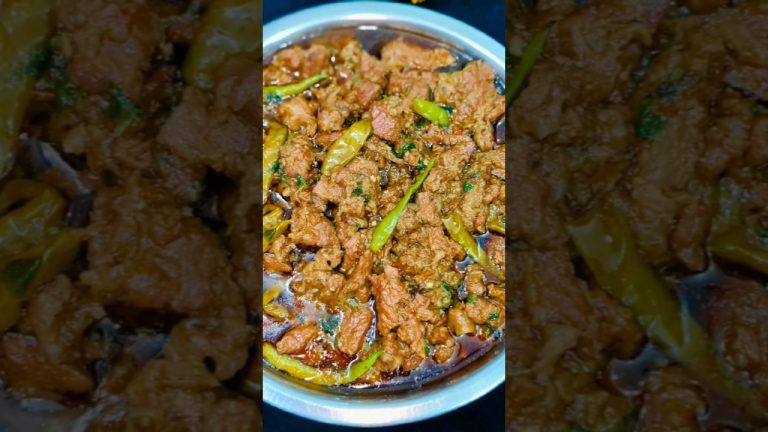 Gosht Ka Salan | beef keema recipe | Hari mirch wala keema #shorts #beefkeema #recipe