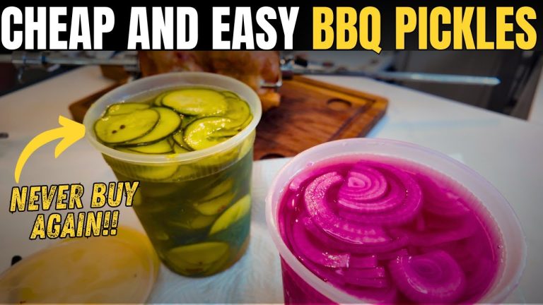 Cheap & Easy BBQ Pickles | Never Buy Them Again!