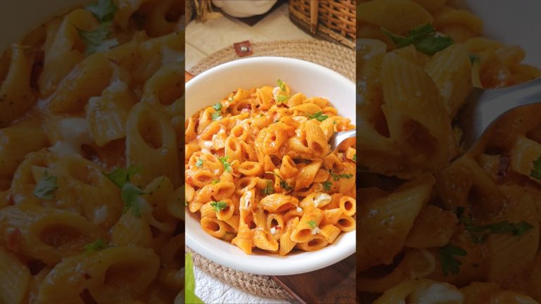 Best Ultimate Pasta Recipe 😍#shorts #shortsfeed #pasta Red Sauce Pasta Recipe