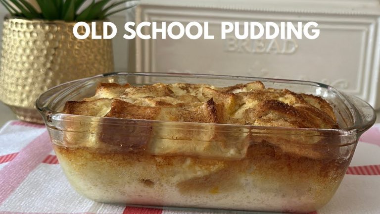 Old Fashioned Bread and Butter Pudding | Easy Classic Dessert Recipe