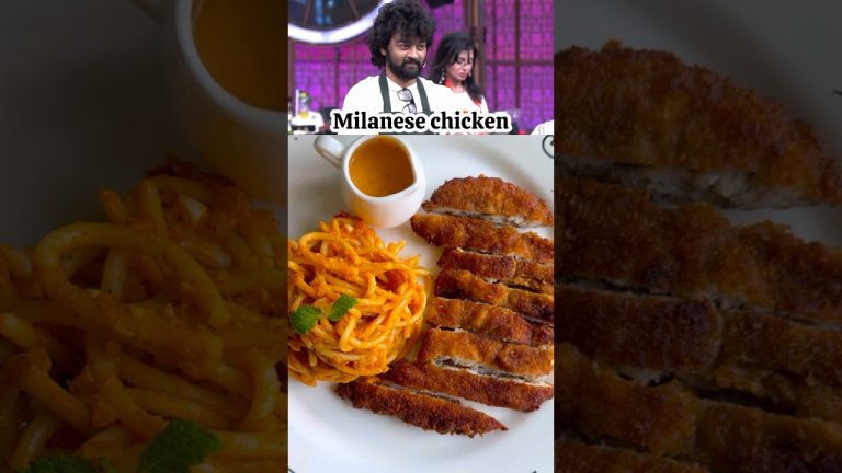 😱🔥Cook with comali 6 recipe🍝Italian chicken Milanese✅Fried chicken| Creamy Tomato pasta #vijaytv