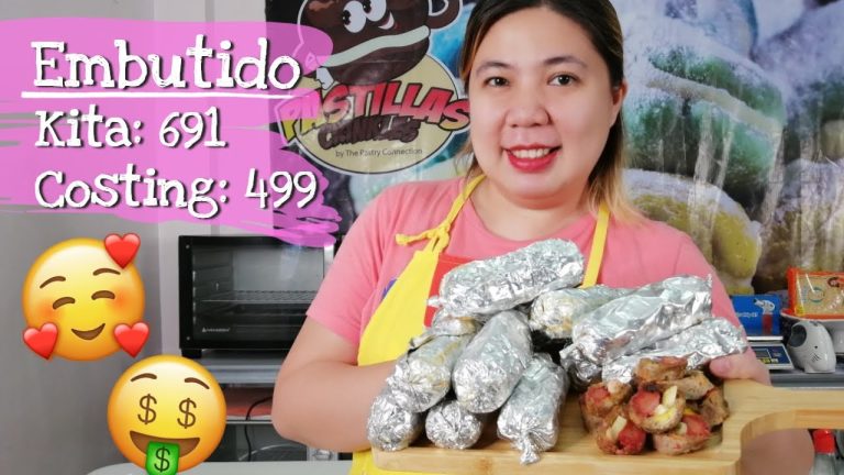 PORK EMBUTIDO Recipe for Business with Costing