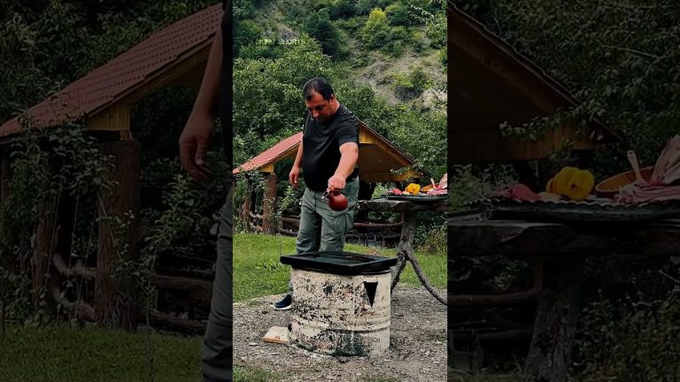 Tomahawk Steak 🥩 Grilling Techniques – ASMR Nature Cooking