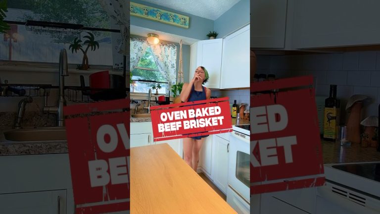 Blazed Up💨 and made Oven Bbq Brisket #foodie #shorts