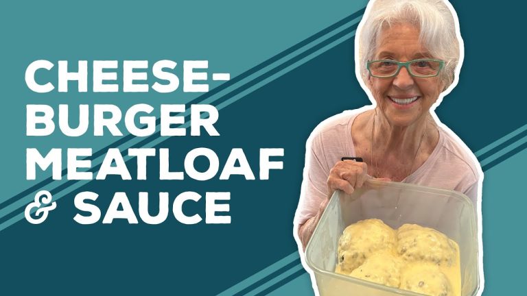 Love & Best Dishes: Cheeseburger Meatloaf and Sauce Recipe | Ground Beef Recipes for Dinner