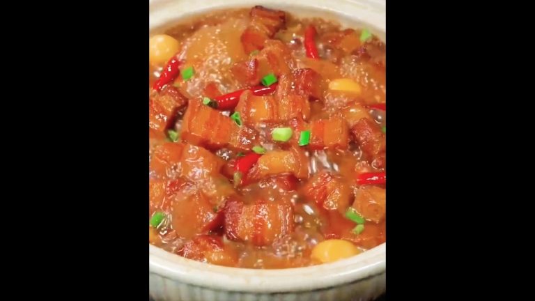 Easy Braised Pork Belly #cooking #foodie #foodlover #affordableliving #quickmeals #lovecooking