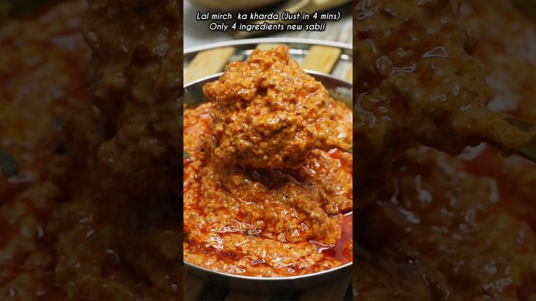 Instant 5 min sabji without onion,tomatoes, just 4 ingredie|dinner recipes|new sabzi recipe|#shorts