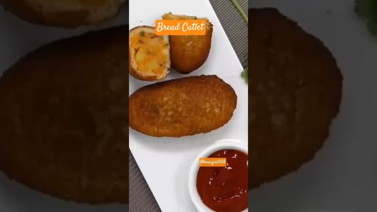 Trending Bread Cutlets Recipe |  #potato #recipe 😋😋 #shorts #khaokhilao #trending #Nandani Panchal