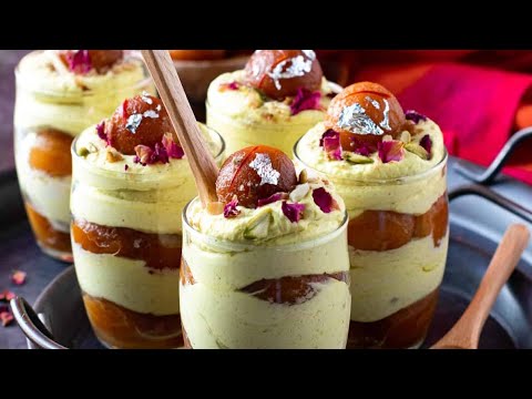 Creamy Custard Gulab Jamun😋Fusion Sweet Recipe For Rakhsha Bandhan Festival Recipe😋#rakhshabandan..