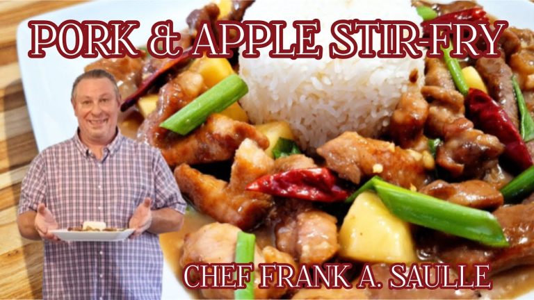 Chinese Pork & Apple Stir-Fry | Signature Dish | Chef Frank Saulle