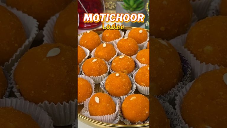 Rakshabandhan Special Motichoor Ladoo – Delicious Boondi Ladoo #boondi #motichoor #ladoo #methai