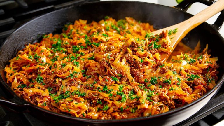 Cabbage and Ground Beef — Now Everyone’s Asking for the Recipe! Easy One-Pan Dinner